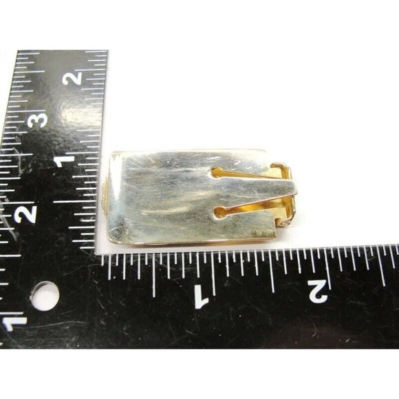 L.O.O.M. Moose Flip Up Gold Tone Money Clip Stainless Steel Wallet CC Cash - Picture 6 of 10